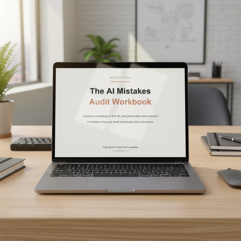 The AI Mistakes Audit Workbook PDF Lead Magnet